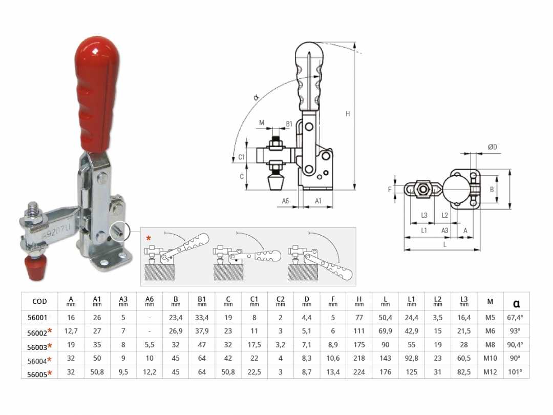  Piher Toggle Clamp, 